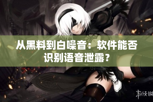从黑料到白噪音：软件能否识别语音泄露？