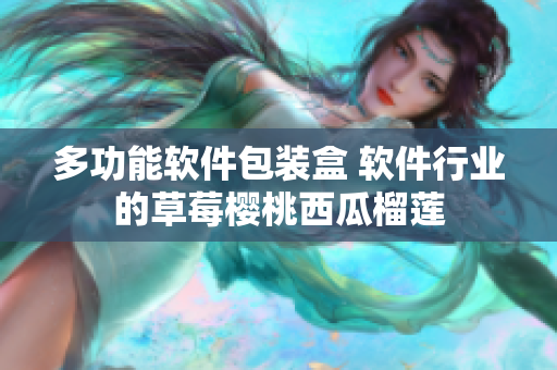 多功能软件包装盒 软件行业的草莓樱桃西瓜榴莲
