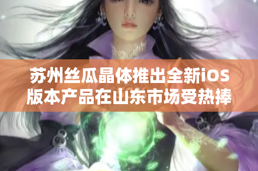 苏州丝瓜晶体推出全新iOS版本产品在山东市场受热捧