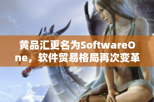 黄品汇更名为SoftwareOne，软件贸易格局再次变革