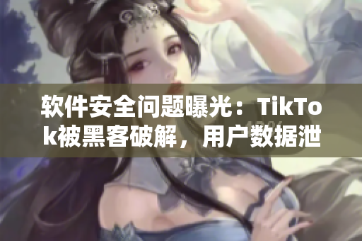 软件安全问题曝光：TikTok被黑客破解，用户数据泄漏！