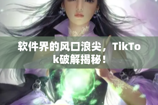 软件界的风口浪尖，TikTok破解揭秘！