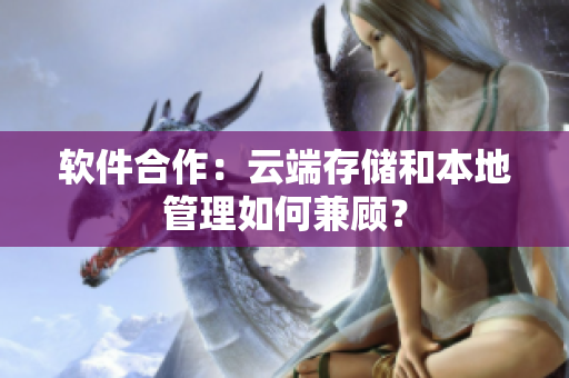 软件合作：云端存储和本地管理如何兼顾？