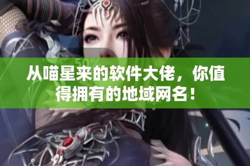 从喵星来的软件大佬，你值得拥有的地域网名！